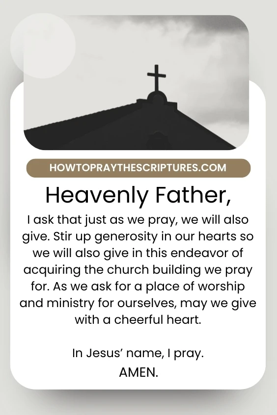 A Prayer for a Church Building