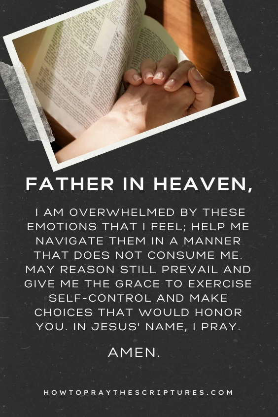 A Prayer For Overwhelming Emotion
