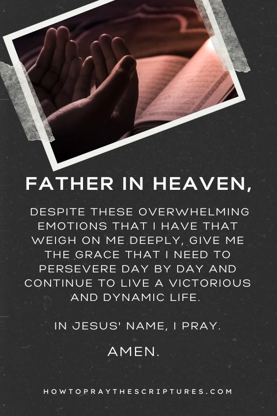 A Prayer For Overwhelming Emotion