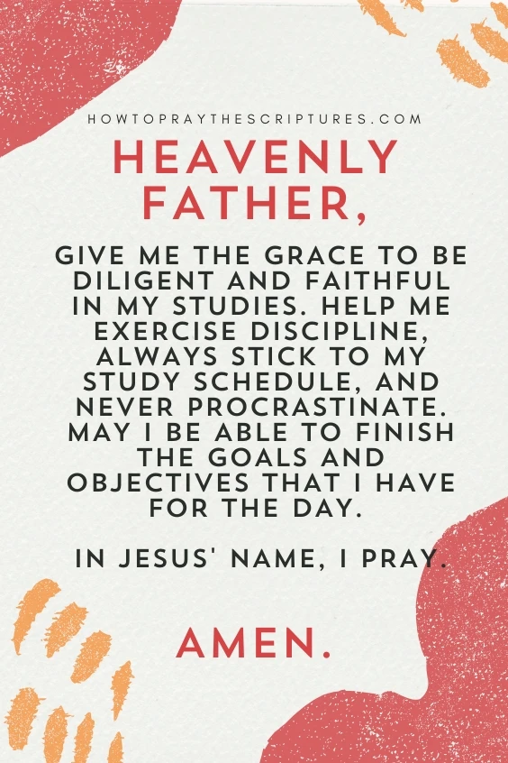 A Prayer for a Good Day at School