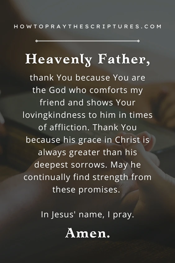 A Prayer for a Struggling Friend