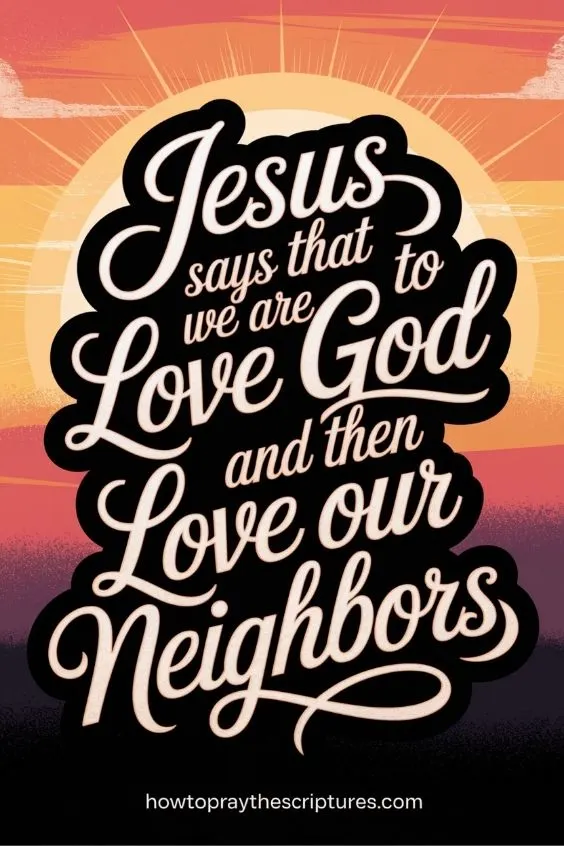 A New Commandment Prayer