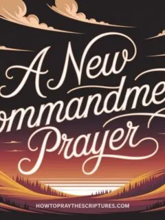 A New Commandment Prayer