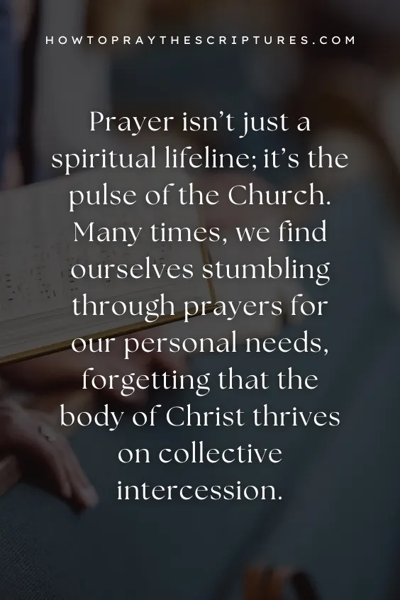 How to Pray for Our Church
