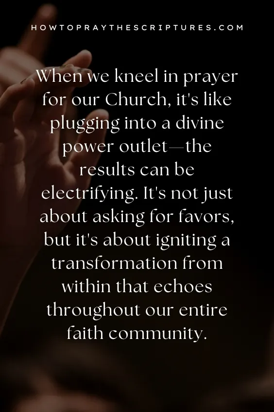 How to Pray for Our Church