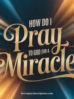 How Do I Pray To God For A Miracle